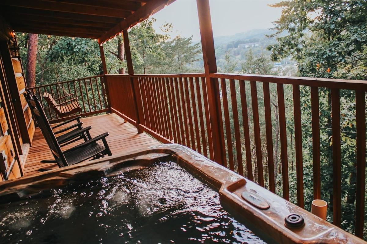 Bluff Mountain View Villa Pigeon Forge Exterior foto